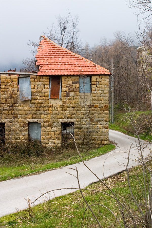 Collapsed Roof of Silk Processor - Baskinta