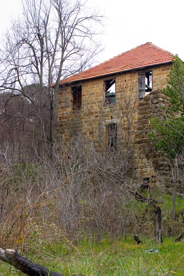 Collapsed Roof of Silk Processor - Baskinta