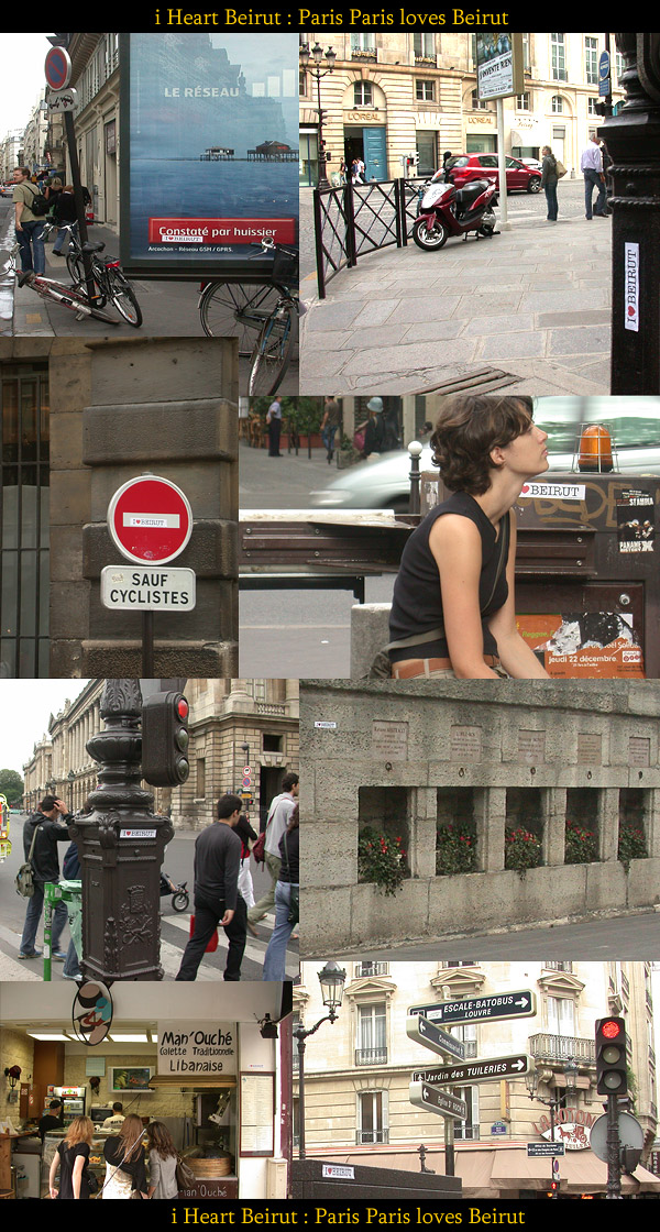 i Heart Beirut : Paris Paris loves Beirut