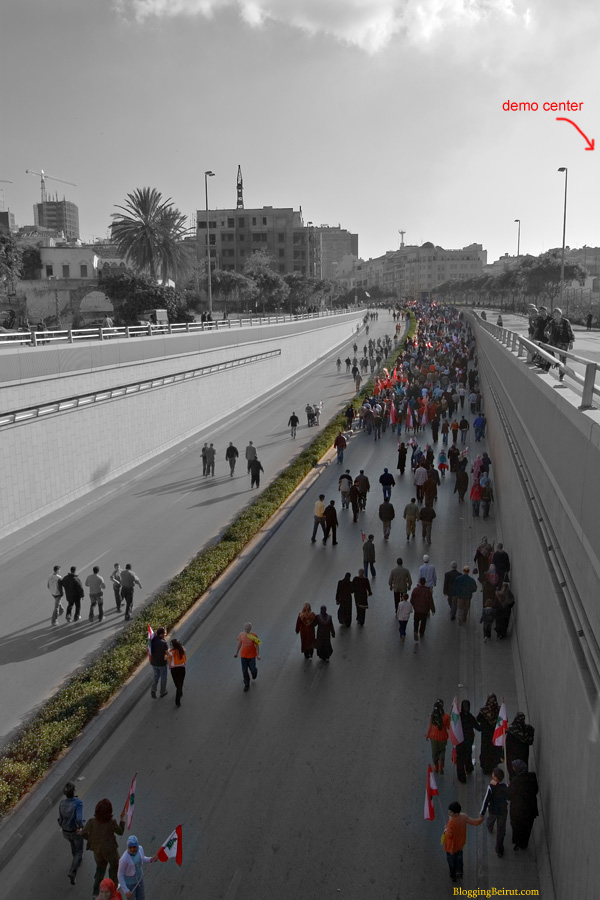 Opposition Demonstration: Dec 1, 2006 : the procession