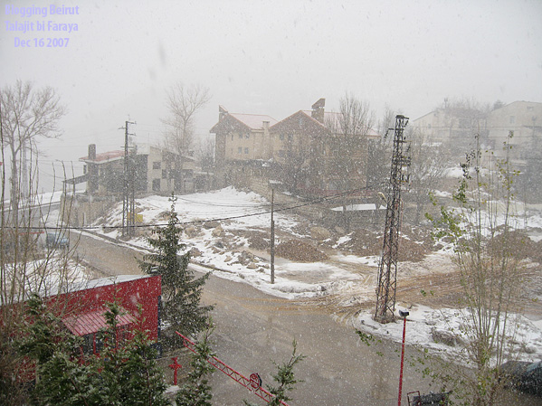 Waking up to Fresh Snow - Faraya, Kfardebian