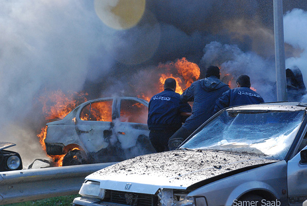 Chevrolet Car Bombing - 10 AM - Beirut - Friday 25th of January