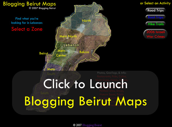 Launch Blogging Beirut Maps