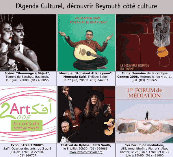 Le numro 326 de lAgenda Culturel (du 25 juin au 8 juil. 2008)