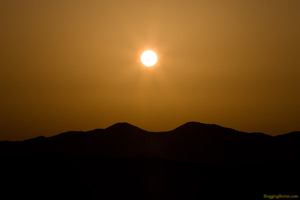 Sunset Rachaya al Wadi